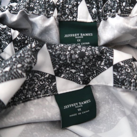 JEFFREY BANKS Kaleidescope print 2pc pajama set NWOT - Picture 6 of 6